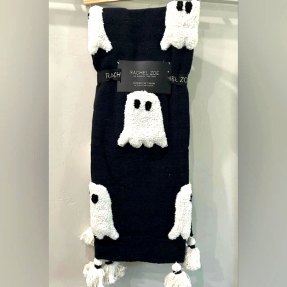 Rachel Zoe Bedding Rachel Zoe Ghost Viral Ghost Blanket Black Ghost